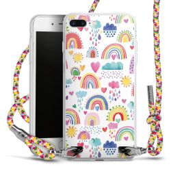 New Carry Case Transparent Stoff colourful/silber