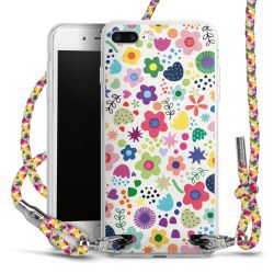 New Carry Case Transparent Stoff colourful/silber