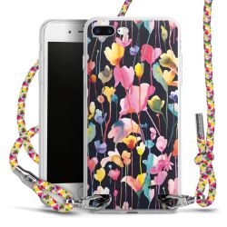 New Carry Case Transparent Stoff colourful/silber