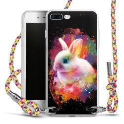 New Carry Case Transparent Stoff colourful/silber