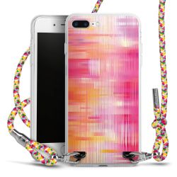 New Carry Case Transparent Stoff colourful/silber