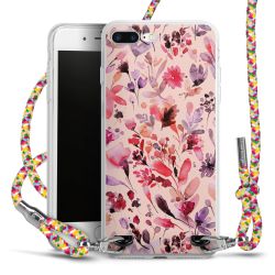 New Carry Case Transparent Stoff colourful/silber