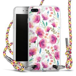 New Carry Case Transparent Stoff colourful/silber