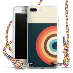 New Carry Case Transparent Stoff colourful/silber