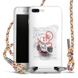 New Carry Case Transparent Stoff colourful/silber