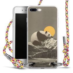 New Carry Case Transparent Stoff colourful/silber