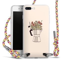 New Carry Case Transparent Stoff colourful/silber