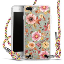 New Carry Case Transparent Stoff colourful/silber