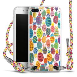 New Carry Case Transparent Stoff colourful/silber