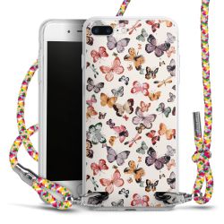 New Carry Case Transparent Stoff colourful/silber