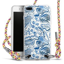 New Carry Case Transparent Stoff colourful/silber