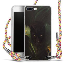 New Carry Case Transparent Stoff colourful/silber