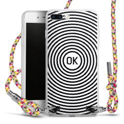 New Carry Case Transparent Stoff colourful/silber