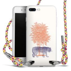 New Carry Case Transparent Stoff colourful/silber