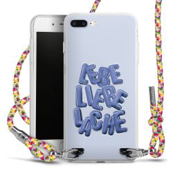 New Carry Case Transparent Stoff colourful/silber