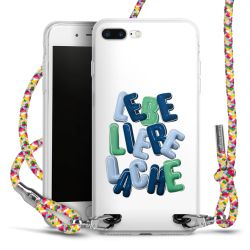 New Carry Case Transparent Stoff colourful/silber