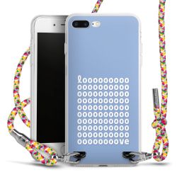 New Carry Case Transparent Stoff colourful/silber