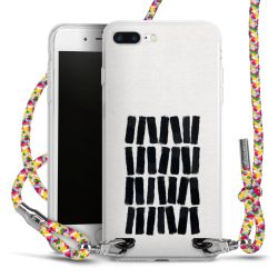 New Carry Case Transparent Stoff colourful/silber