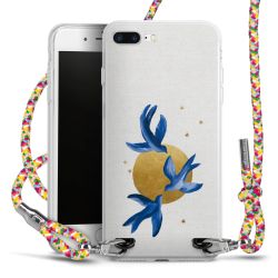 New Carry Case Transparent Stoff colourful/silber