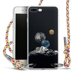 New Carry Case Transparent Stoff colourful/silber