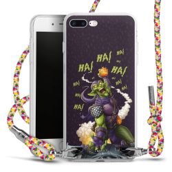 New Carry Case Transparent Stoff colourful/silber