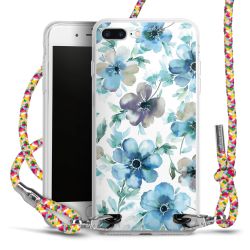 New Carry Case Transparent Stoff colourful/silber