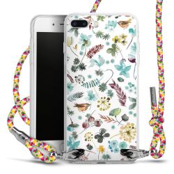 New Carry Case Transparent Stoff colourful/silber