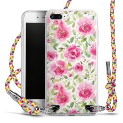 New Carry Case Transparent Stoff colourful/silber