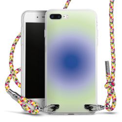 New Carry Case Transparent Stoff colourful/silber