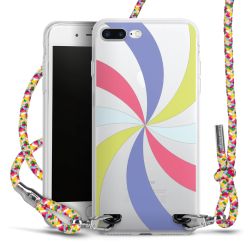 New Carry Case Transparent Stoff colourful/silber