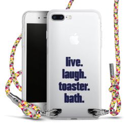 New Carry Case Transparent Stoff colourful/silber