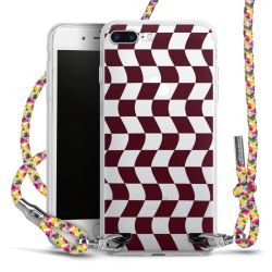 New Carry Case Transparent Stoff colourful/silber