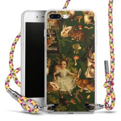 New Carry Case Transparent Stoff colourful/silber