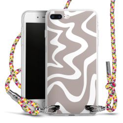 New Carry Case Transparent Stoff colourful/silber