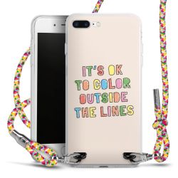 New Carry Case Transparent Stoff colourful/silber