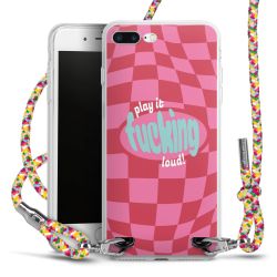 New Carry Case Transparent Stoff colourful/silber