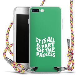 New Carry Case Transparent Stoff colourful/silber