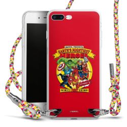 New Carry Case Transparent Stoff colourful/silber