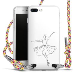 New Carry Case Transparent Stoff colourful/silber