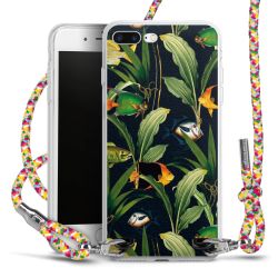 New Carry Case Transparent Stoff colourful/silber