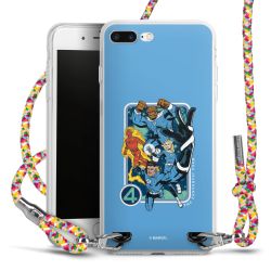 New Carry Case Transparent Stoff colourful/silber