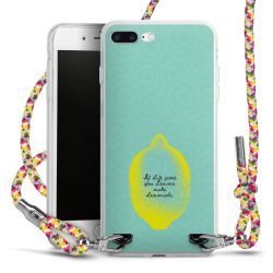 New Carry Case Transparent Stoff colourful/silber