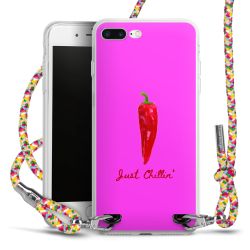 New Carry Case Transparent Stoff colourful/silber