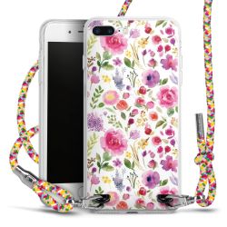 New Carry Case Transparent Stoff colourful/silber