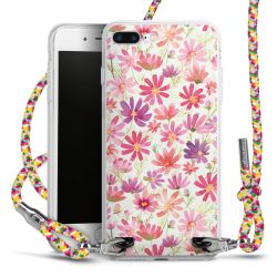 New Carry Case Transparent Stoff colourful/silber