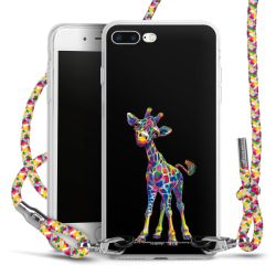 New Carry Case Transparent Stoff colourful/silber