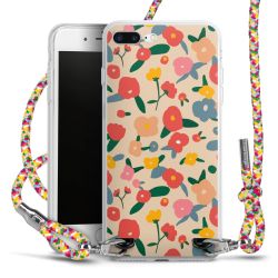 New Carry Case Transparent Stoff colourful/silber