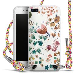 New Carry Case Transparent Stoff colourful/silber