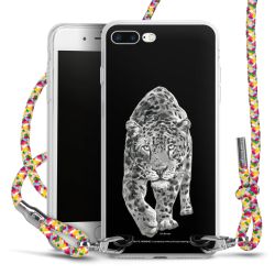 New Carry Case Transparent Stoff colourful/silber