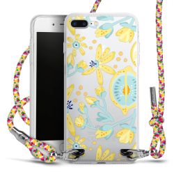 New Carry Case Transparent Stoff colourful/silber